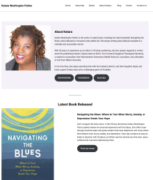 Author Writer Publisher — author platform website built by SiteCraft Studio